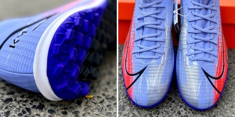 Nike Mercurial Superfly 8 Academy TF KM Flames - Tím/Đỏ - DB2868-506